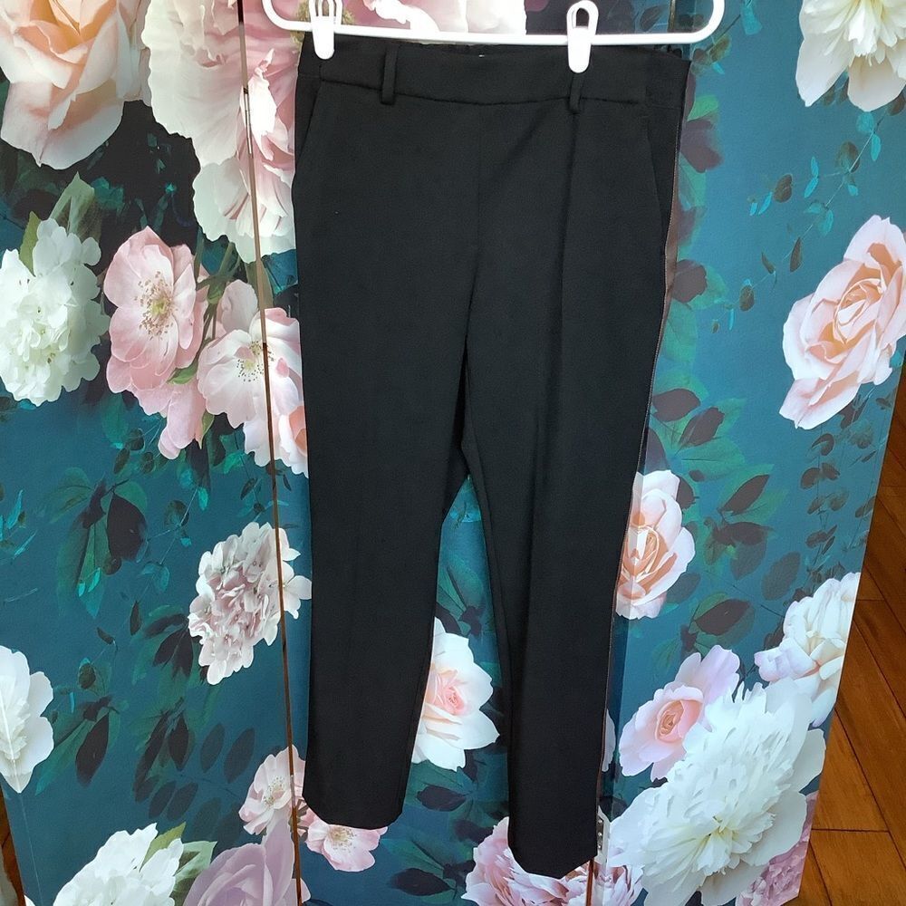 ‎H&M Black Pants With Side Stripes